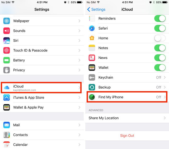 how to backup iphone to icloud ios 10