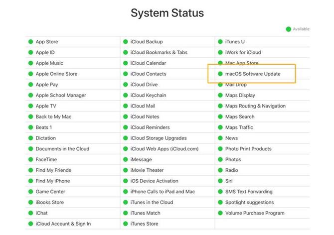 Jak naprawić komputer Mac, który nie kończy aktualizacji systemu macOS: Stan systemu