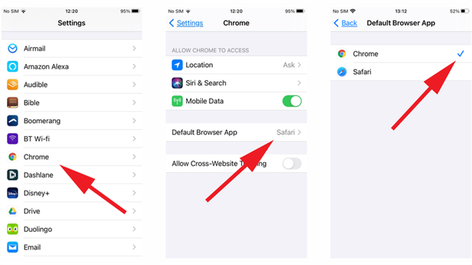 Jak zmienić domyślne aplikacje w iOS 14: przeglądarka internetowa