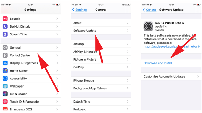 Jak powstrzymać iPhone'a przed przerywaniem połączenia Wi-Fi: Zaktualizuj iOS