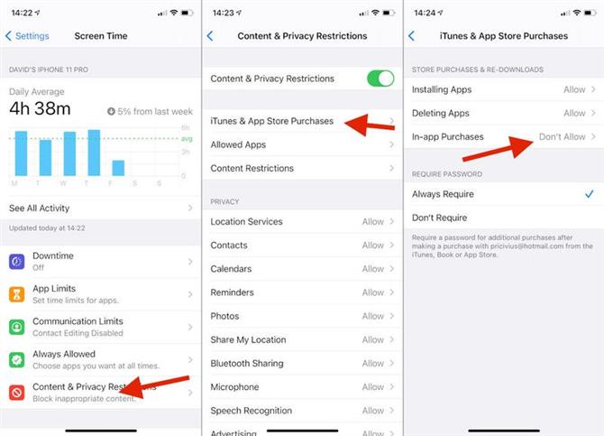 Jak wyłączyć zakupy w aplikacji na iPhonie: ograniczenia czasu ekranu