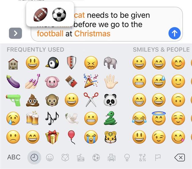 Jak wysłać tekst na iPhone'a: ​​Emoji